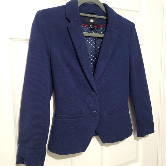 H&M Navy Blue Blazer - Picture 2 of 3